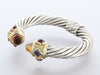David Yurman Citrine, Iolite, and Garnet Renaissance Bracelet
