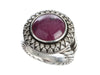 David Yurman Ruby and Diamond Ring