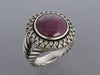 David Yurman Ruby and Diamond Ring