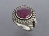 David Yurman Ruby and Diamond Ring