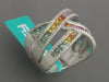 Effy 14K White Gold Diamond and Rainbow Sapphire Watercolors Ring