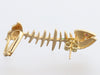 Kamushki 18K Yellow Gold Single Wishbone Pierced Earcuff