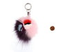 Fendi Pink and Purple Monster Bag Charm