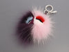 Fendi Pink and Purple Monster Bag Charm