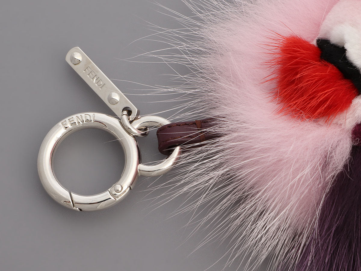 Fur Monster Bag Charm Keyring