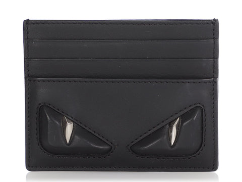 Fendi Black Monster Card Case