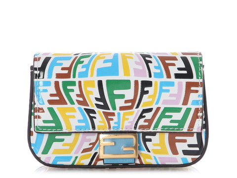 Fendi x Sarah Coleman Nano Multicolor Baguette Charm