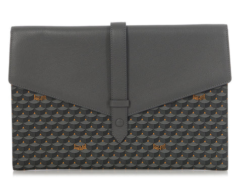 Fauré Le Page Steel Gray Express Envelope Pouch