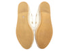Gucci White Leather Star and Bee Espadrilles