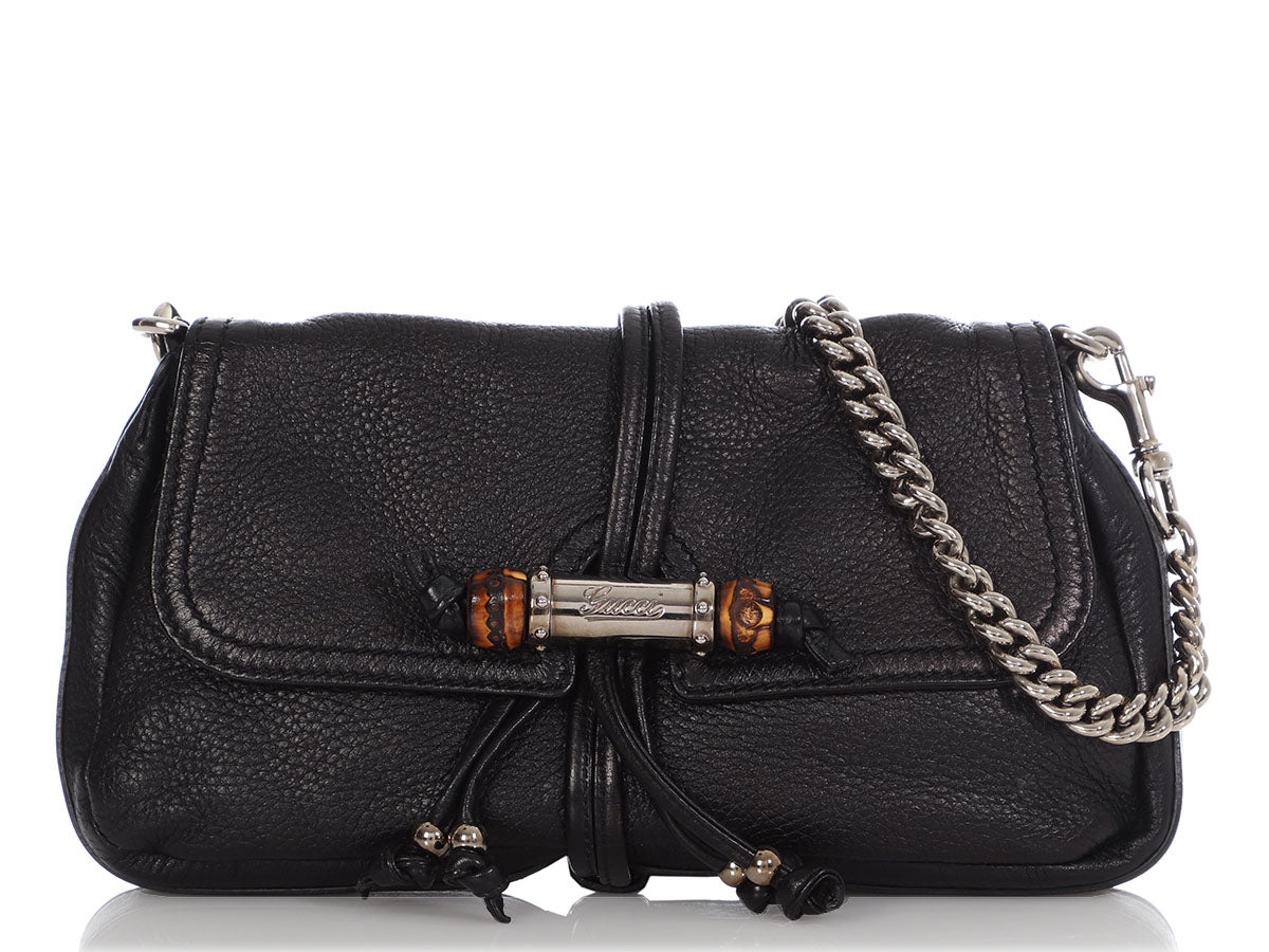 Gucci Black Bamboo Croisette