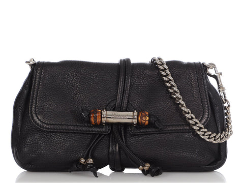 Gucci Small Black Bardot Bag - Ann's Fabulous Closeouts