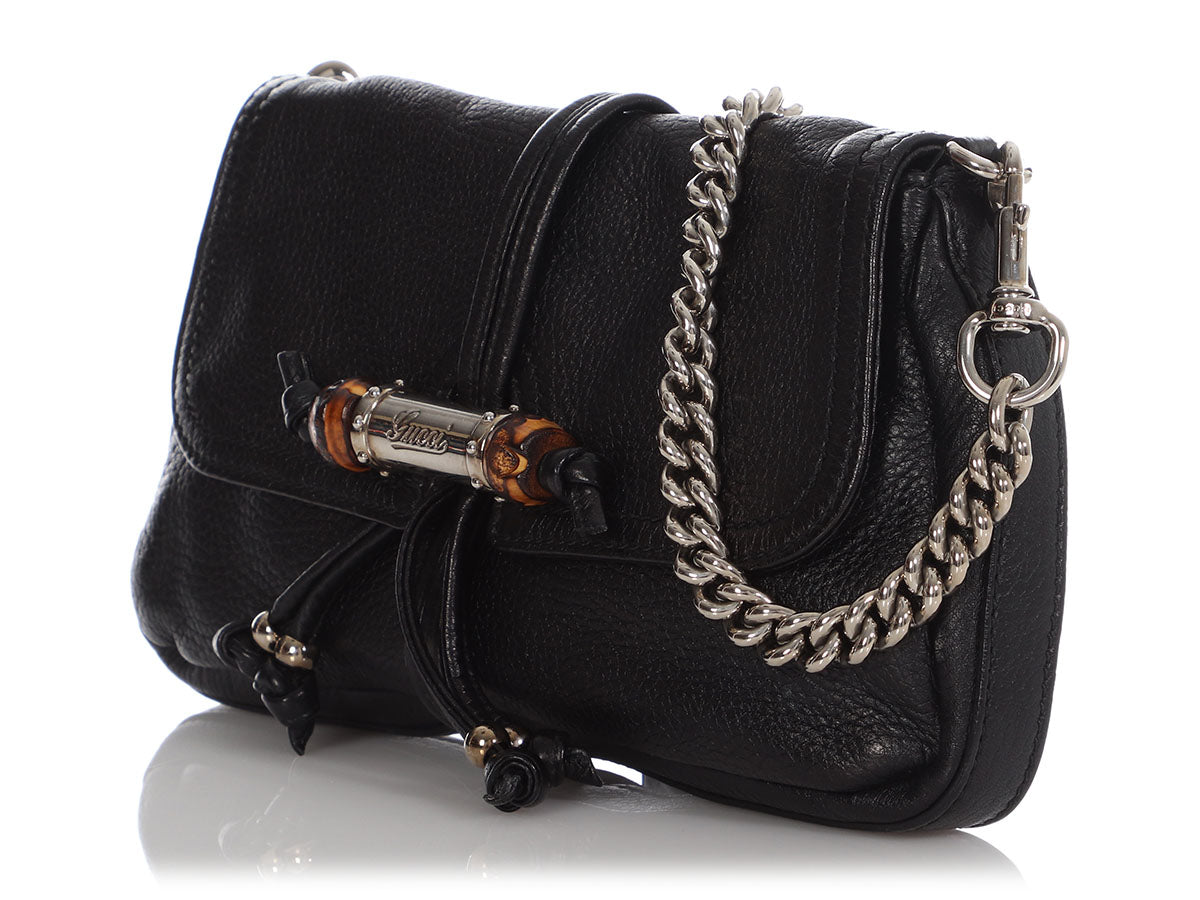 leather croisette bag