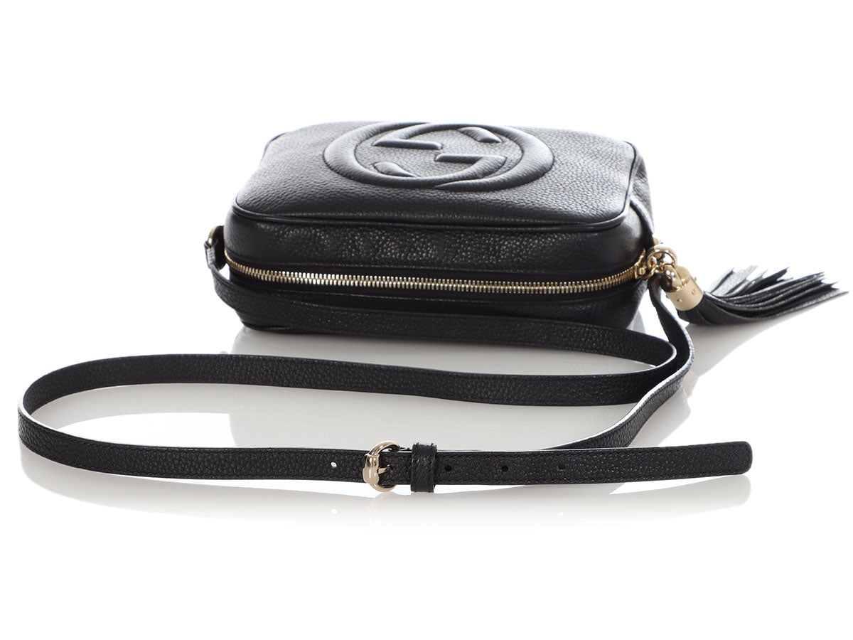 Gucci Small Black Monogram Bardot Bag - Ann's Fabulous Closeouts