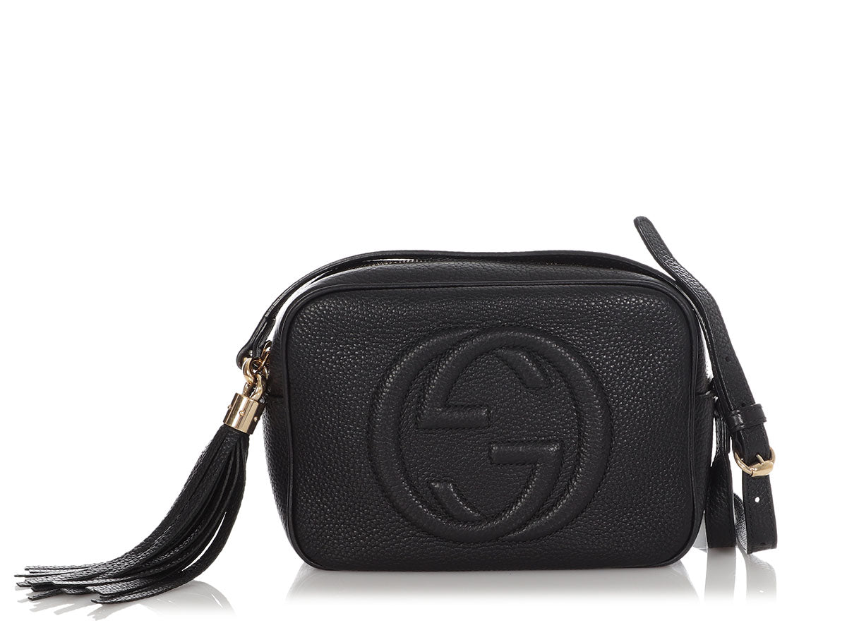 Gucci Black Marmont Wallet on a Chain - Ann's Fabulous Closeouts
