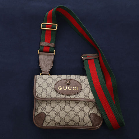 Shop authentic Gucci Feline Neo Vintage GG Supreme Belt Bag at