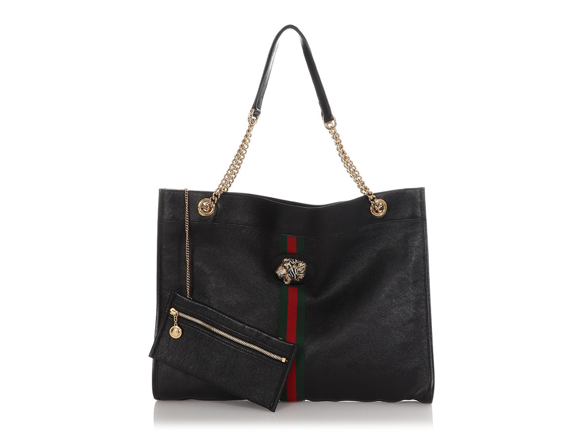 Gucci Small Black Monogram Bardot Bag - Ann's Fabulous Closeouts