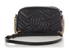 Gucci Small Black GG Marmont Shoulder Bag