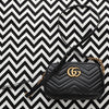 Gucci Small Black GG Marmont Shoulder Bag