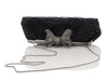 Gucci Black Crystal Broad Clutch
