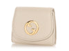 Gucci Medium White Blondie Chain Wallet