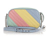 Gucci Small Pastel Diagonal Quilt GG Marmont Camera Bag