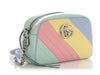 Gucci Small Pastel Diagonal Quilt GG Marmont Camera Bag