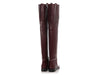 Gucci Burgundy Leather Clive Over-The-Knee Boots