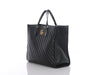 Gucci Black Matelassé Diagonal GG Marmont Tote