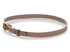 Gucci Taupe GG Marmont Skinny GG Belt