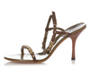 Gucci Moss Green Chain Strap Sandals