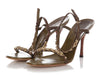Gucci Moss Green Chain Strap Sandals