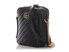 Gucci Black Marmont Vertical Camera Bag