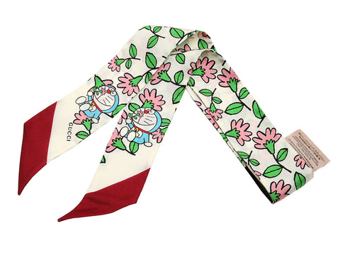 Gucci Limited Edition Doraemon Silk Twilly