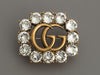 Gucci Double G Crystal Brooch