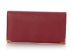 Gucci Raspberry Leather Continental Wallet