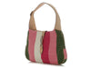 Gucci Merida Pink Canvas Striped Jackie O