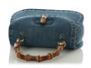 Gucci Small Denim Bamboo 1947 Top Handle Bag