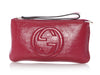 Gucci Fuchsia Patent Soho Wristlet