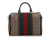 Gucci GG Canvas Web Boston Bag