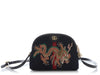 Gucci Dragon-Embroidered Blue Suede Ophidia Shoulder Bag