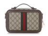 Gucci Small GG Supreme Web Ophidia Zip Around Crossbody