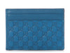 Gucci Blue Micro Guccissima Card Case