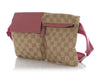 Gucci Pink and Beige Double Pocket Belt Bag