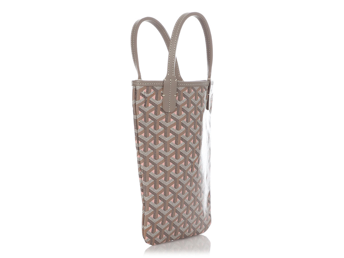 GOYARD Goyardine Poitiers Tote Gray 298714