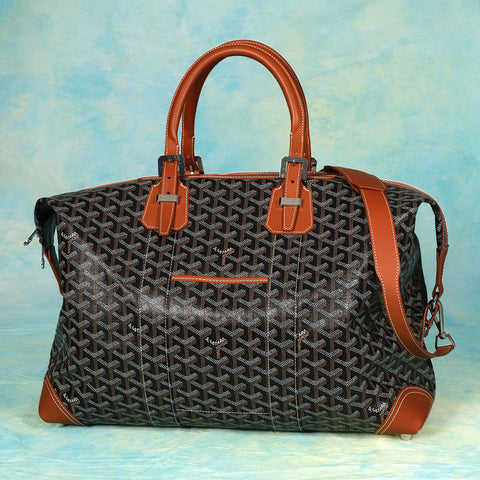 Goyard Black Boeing Travel Bag 45