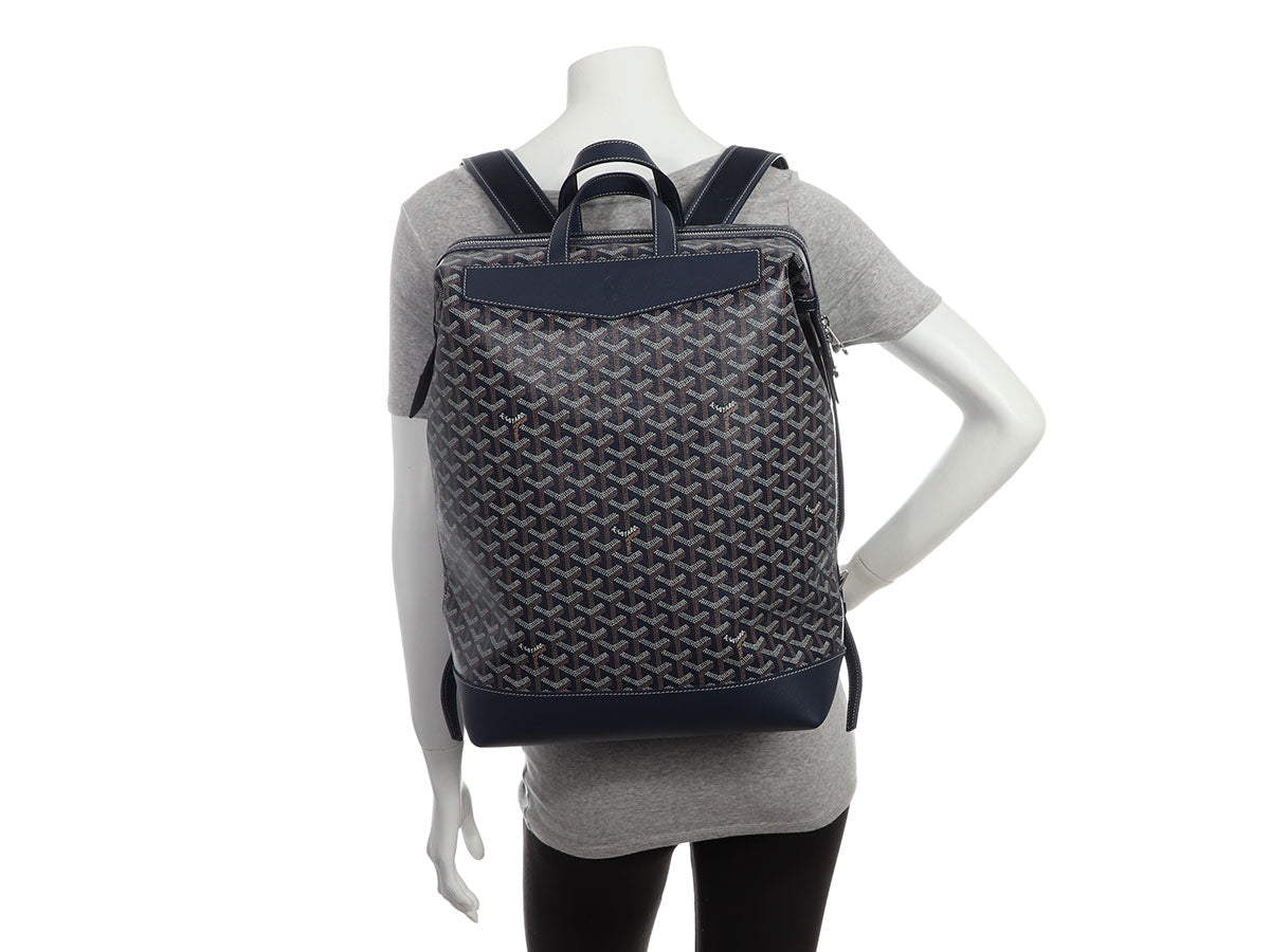 Goyard Grey Goyardine Cisalpin Backpack
