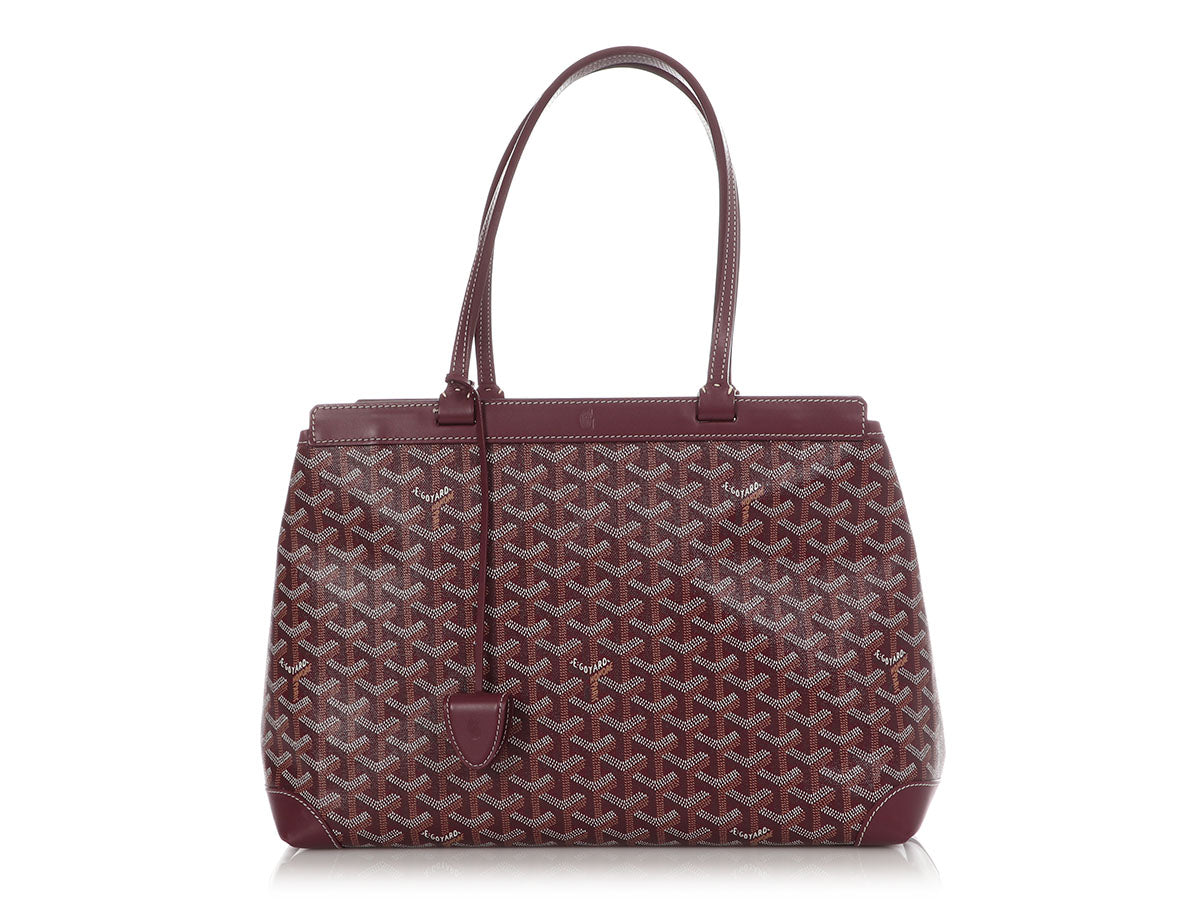 Goyard Burgundy Saint Louis PM Tote, Luxury, Bags & Wallets on