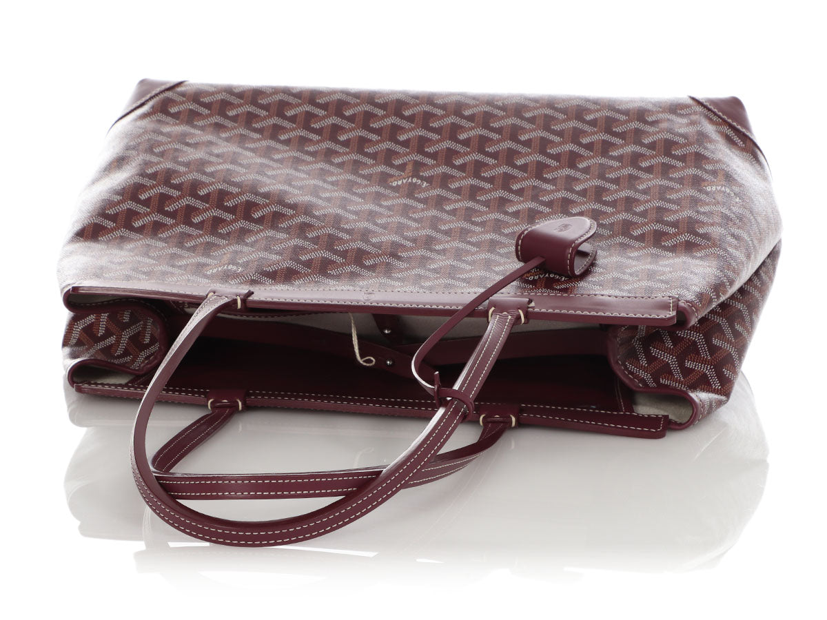 Bellechasse cloth handbag Goyard Burgundy in Cloth - 31707644