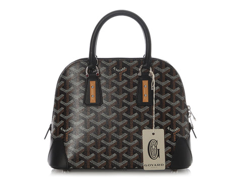 Goyard Mini Black Vendôme with Strap