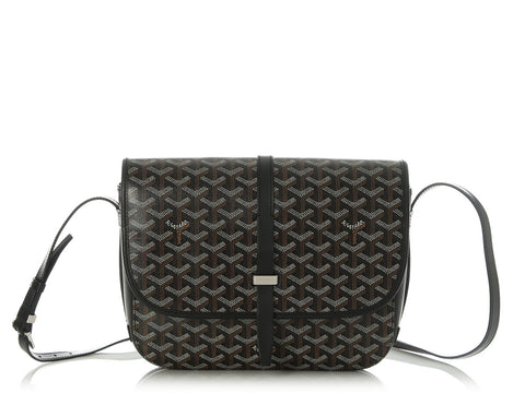 Goyard Black Belvedere II MM Messenger Bag